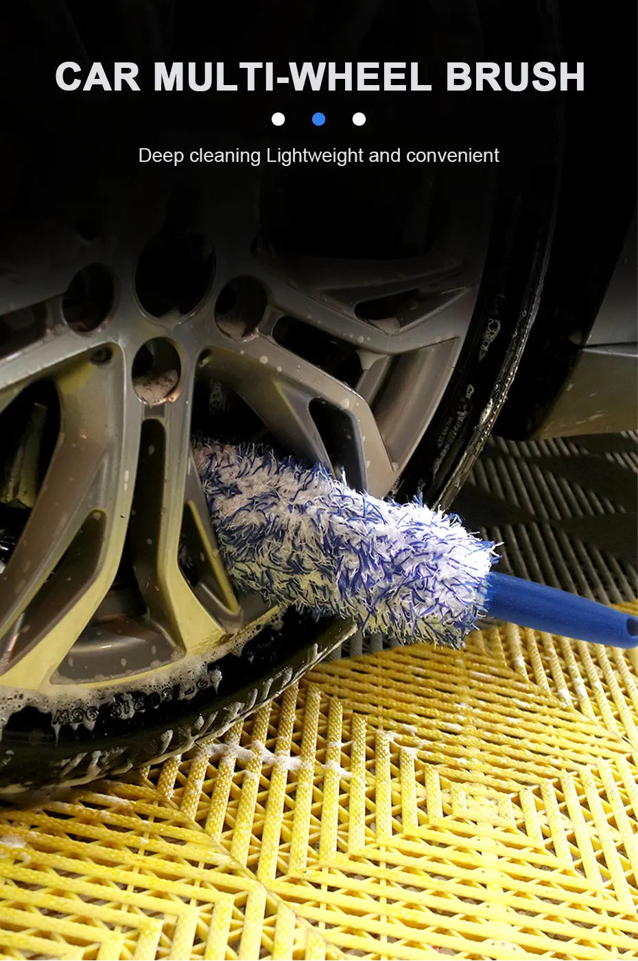 Swiftvac Car Rim Cleaning Brush